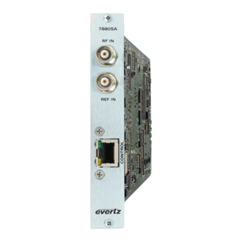 evertz 7880SA User manual