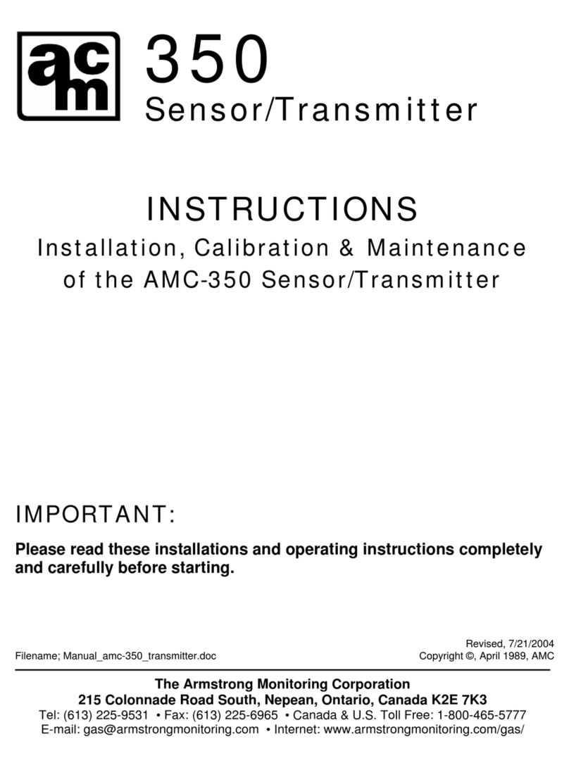AMC 350 User manual