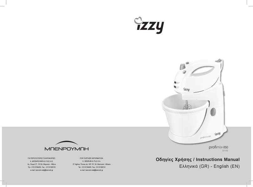 izzy Profimix 350 User manual