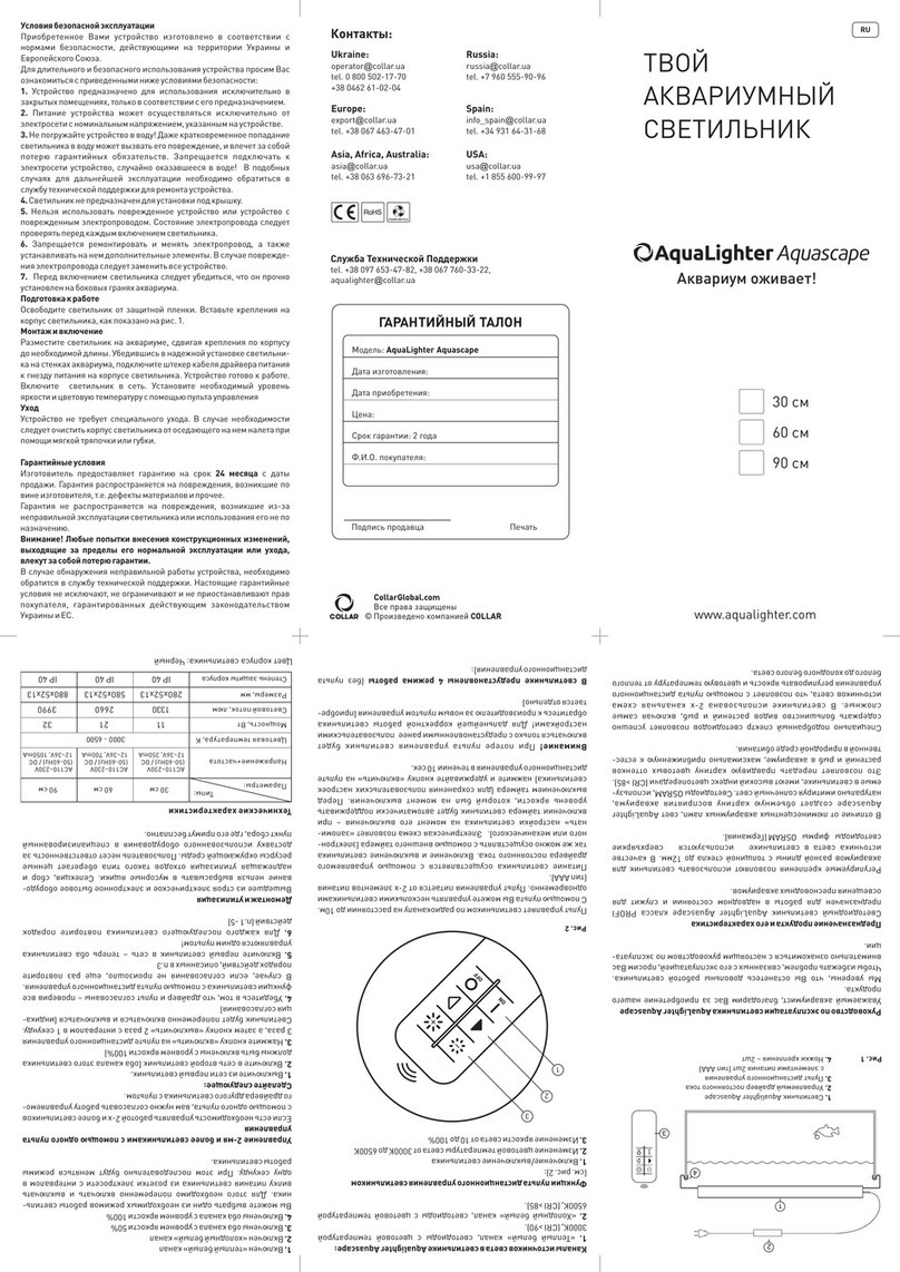 AquaLighter Aquascape quick start guide