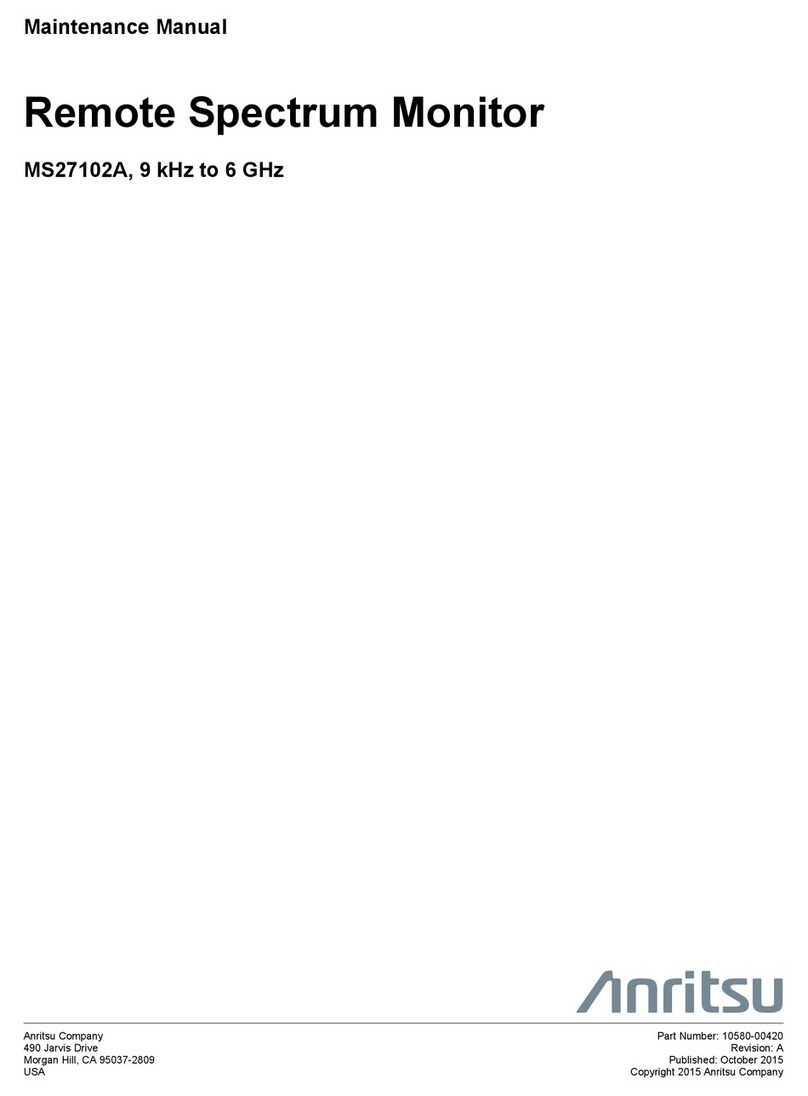 Anritsu MS27102A User manual