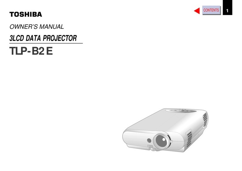 Toshiba TLP-B2E User manual