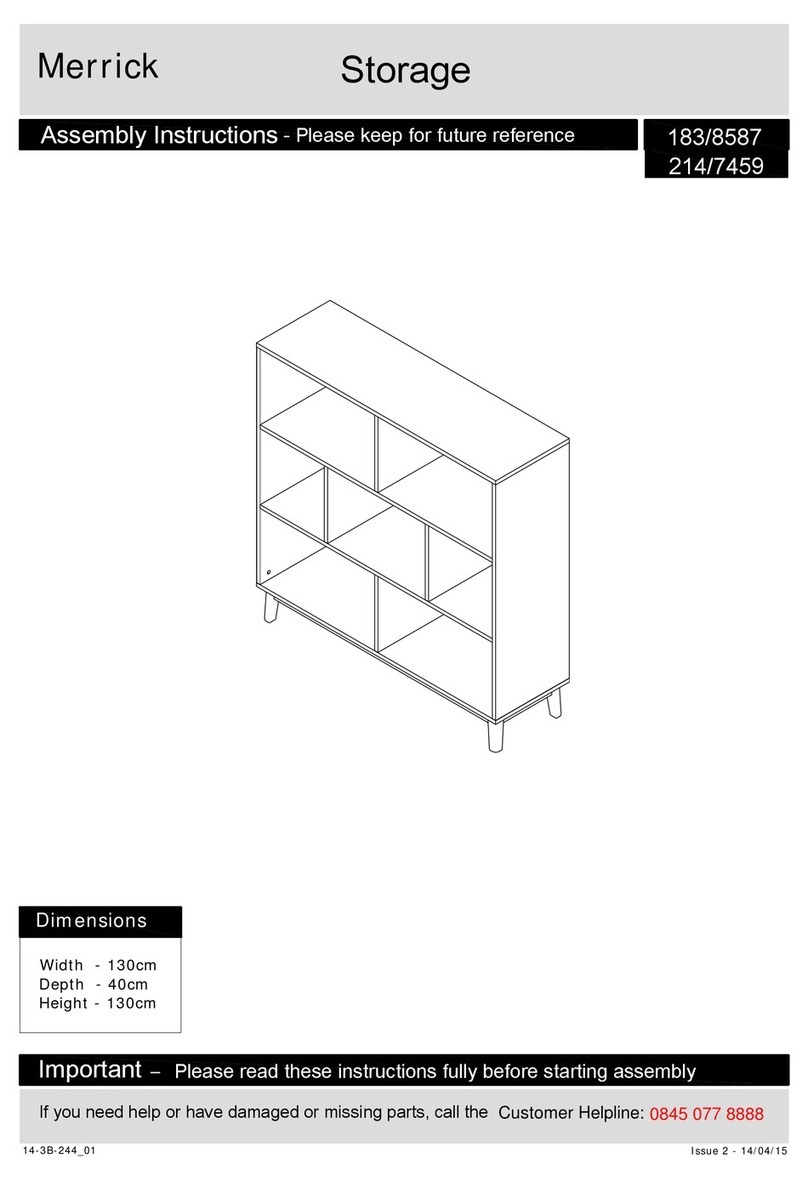 Argos Merrick 183/8587 Assembly instructions