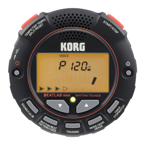 Korg BEATLAB mini User manual
