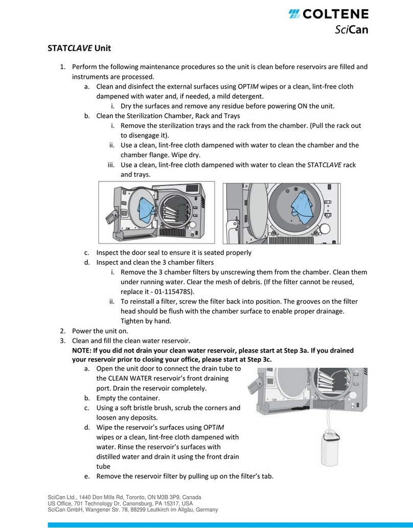 Coltene STATCLAVE quick start guide