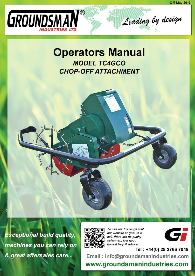 Groundsman TC4GCO User manual