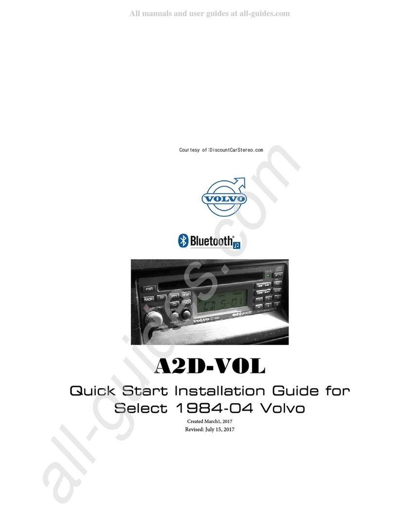 Discount Car Stereo A2D-VOL Quick start installation guide
