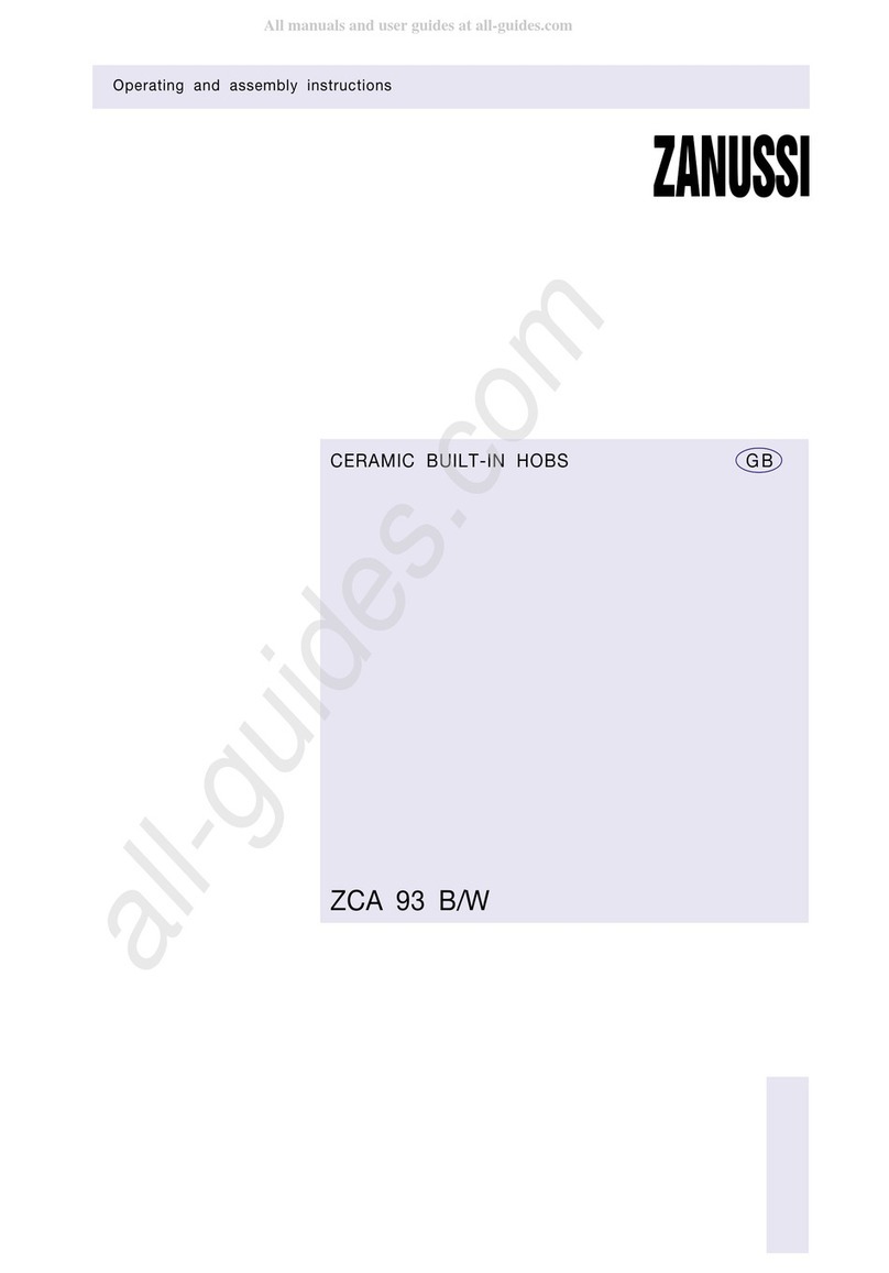 Zanussi ZCA 93 B Product guide