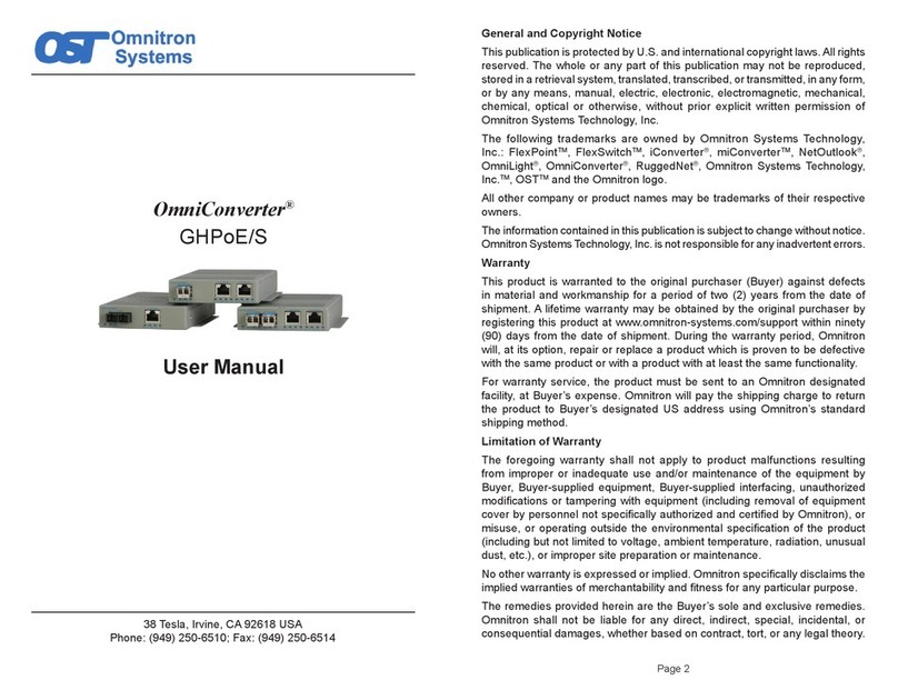 OST OmniConverter GHPoE/S user manual