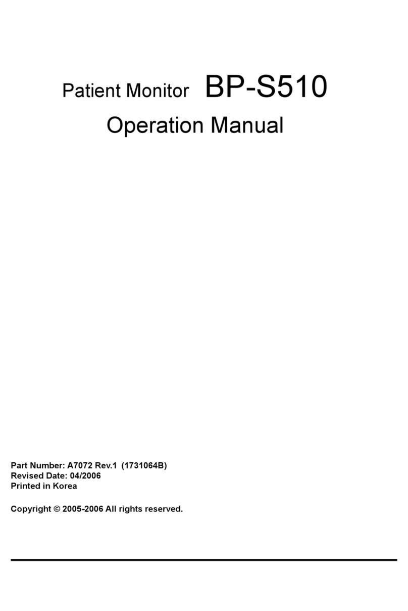Colin BP-S510 Operation manual