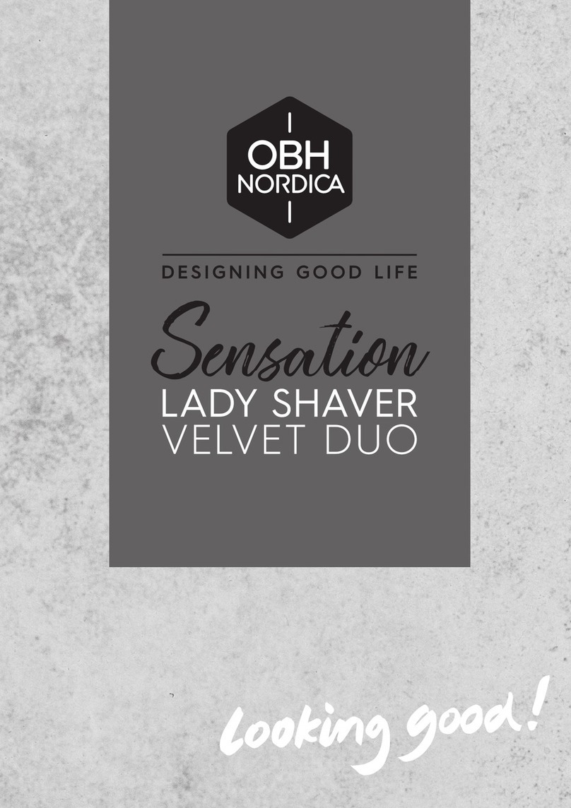OBH Nordica Sensation 5567 instruction manual