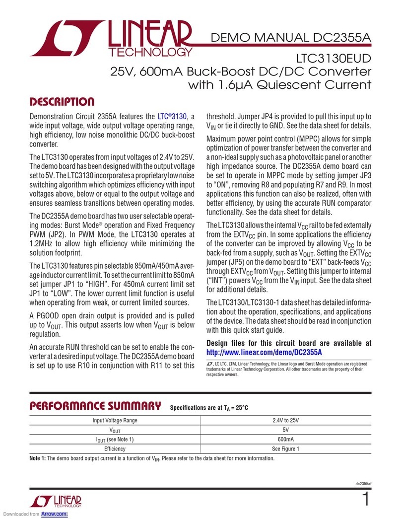 Linear Technology LTC3130EUD Demo Manual