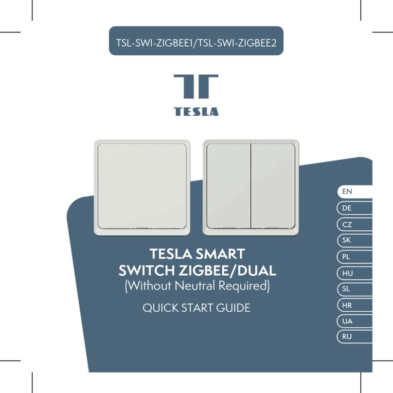 Tesla TSL-SWI-ZIGBEE1 quick start guide