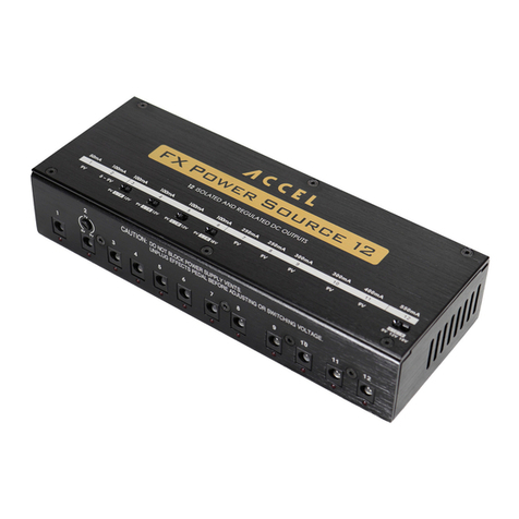 Accel FX POWER SOURCE 12 user manual