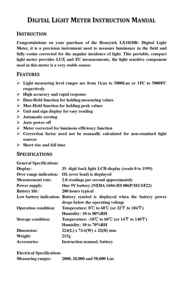 Honeytek LX1010B+ instruction manual