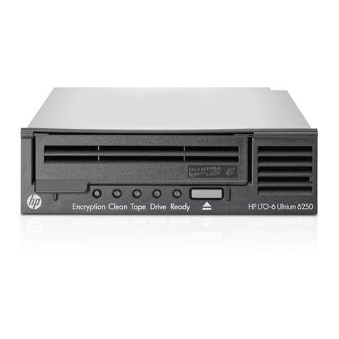HP LTO-6 Ultrium FH SAS User manual