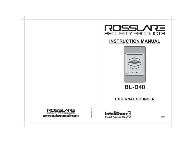 Rosslare BL-D40 User manual