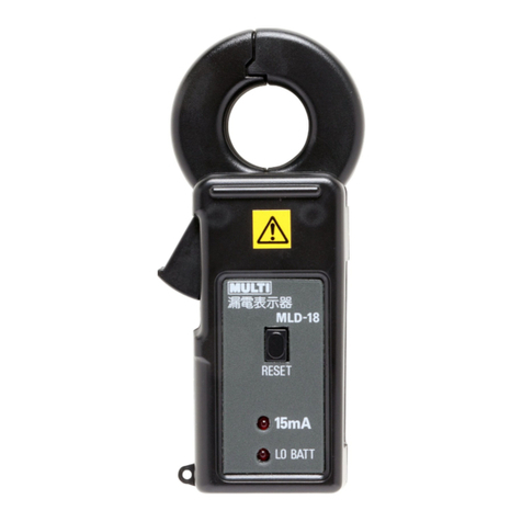 MULTI MEASURING INSTRUMENTS MLD-18 User manual MULTI MEASURING INSTRUMENTS MLD-18 User manual