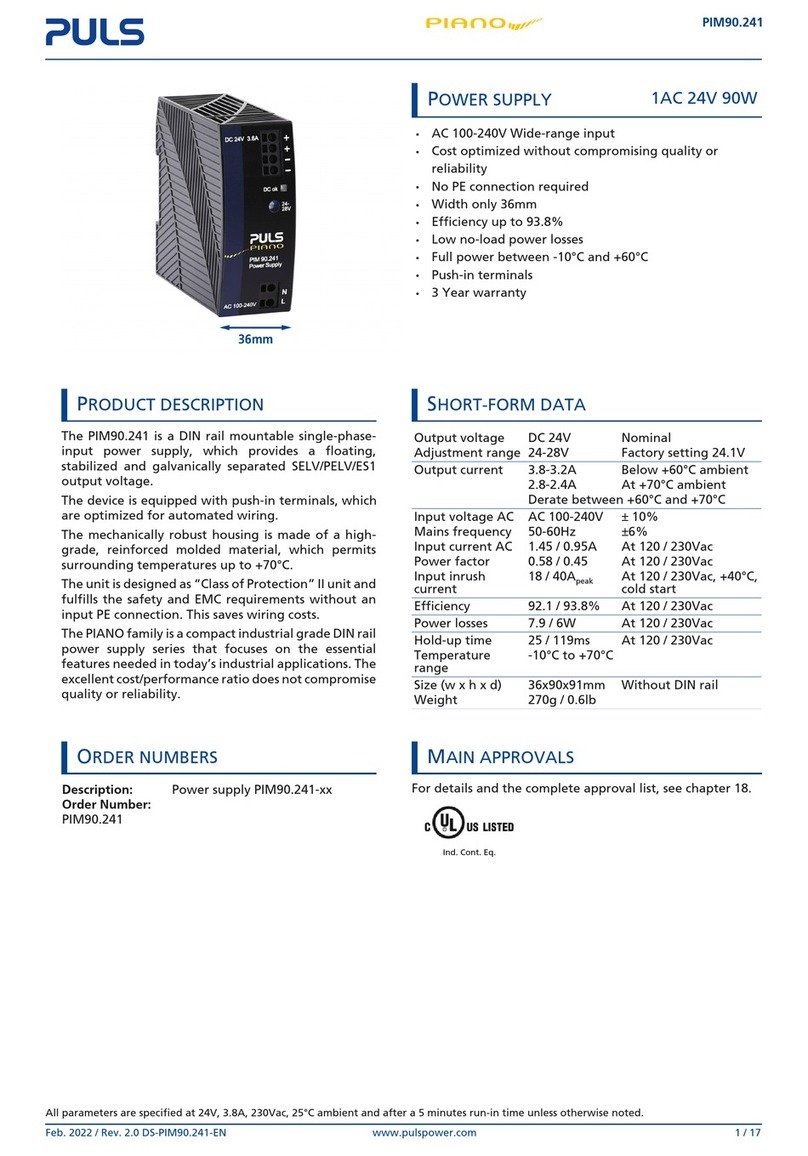 Puls PIM90.241 User manual