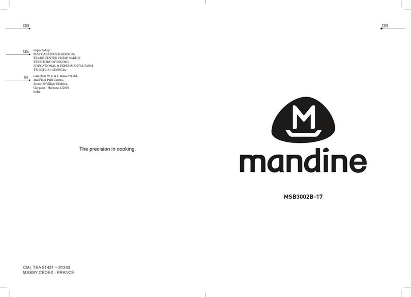mandine MSB3002B-17 User manual