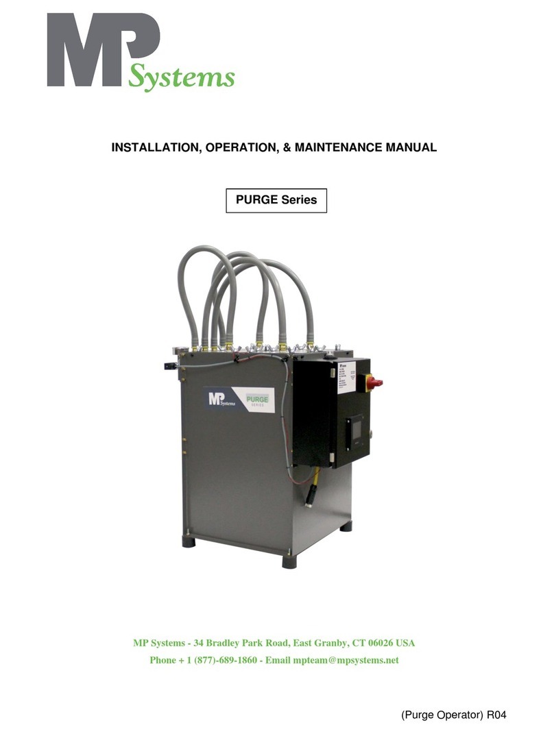 MP Systems PURGE Series User manual