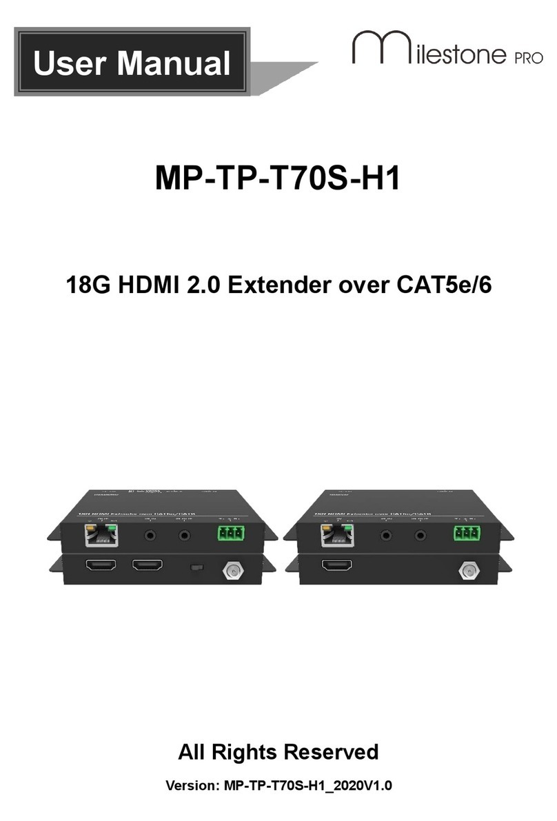 Milestone pro MP-TP-T70S-H1 user manual