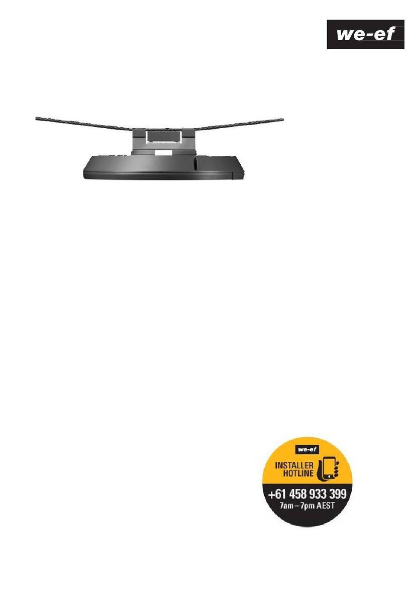 WE-EF RFS500 LED Series Installation and maintenance instructions