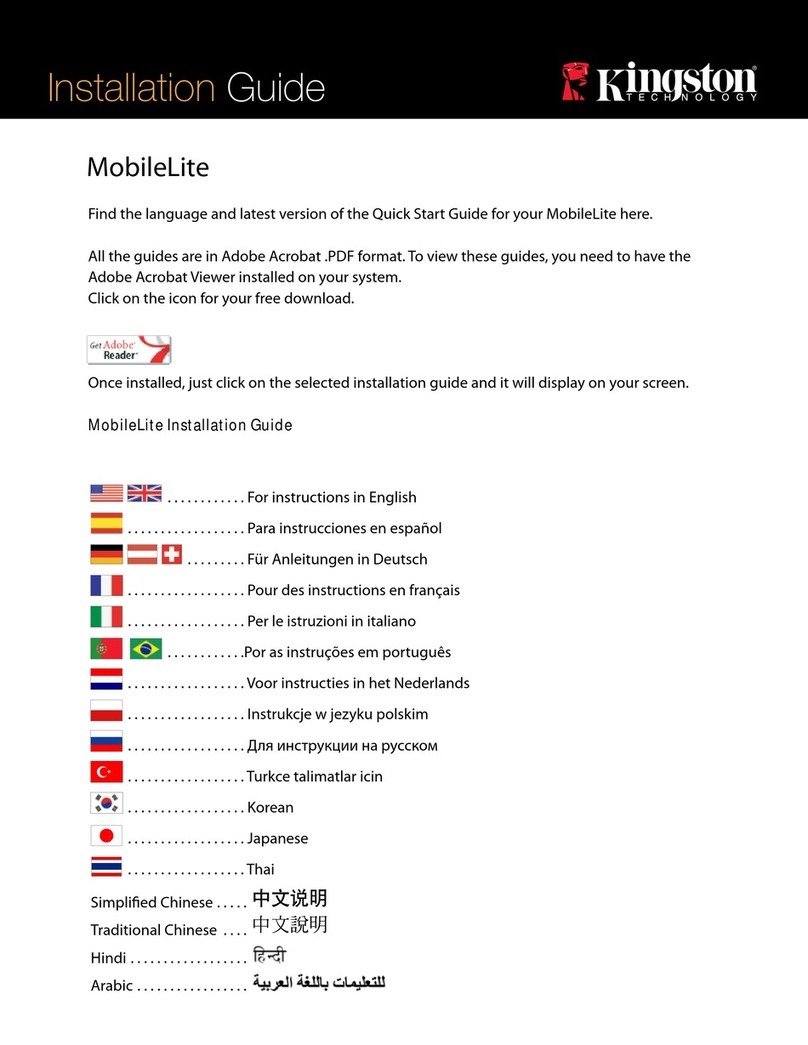 Kingston Technology MobileLite Wireless User manual Kingston Technology MobileLite Wireless User manual