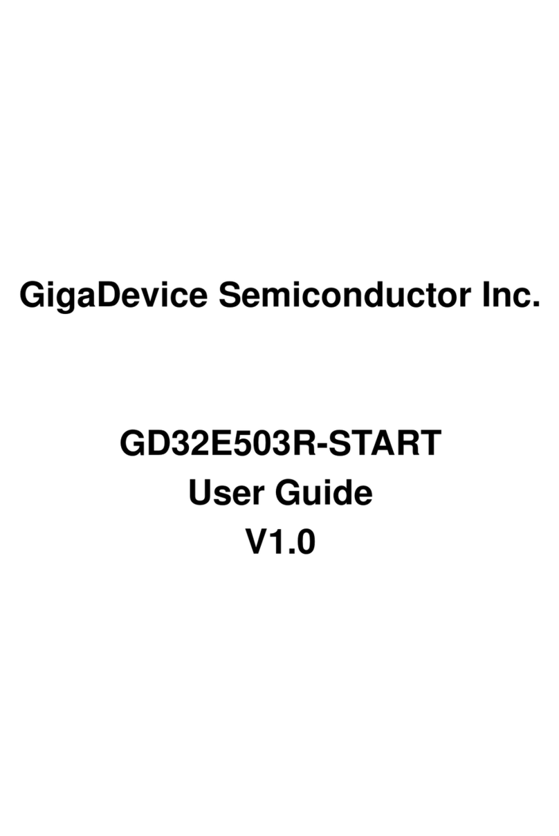 GigaDevice Semiconductor GD32E503R-START User manual GigaDevice Semiconductor GD32E503R-START User manual