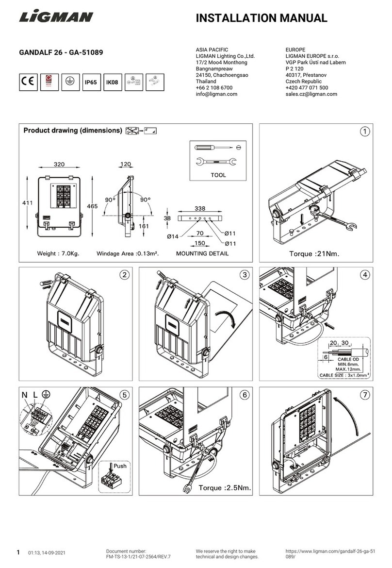 LIGMAN GANDALF 26 installation manual