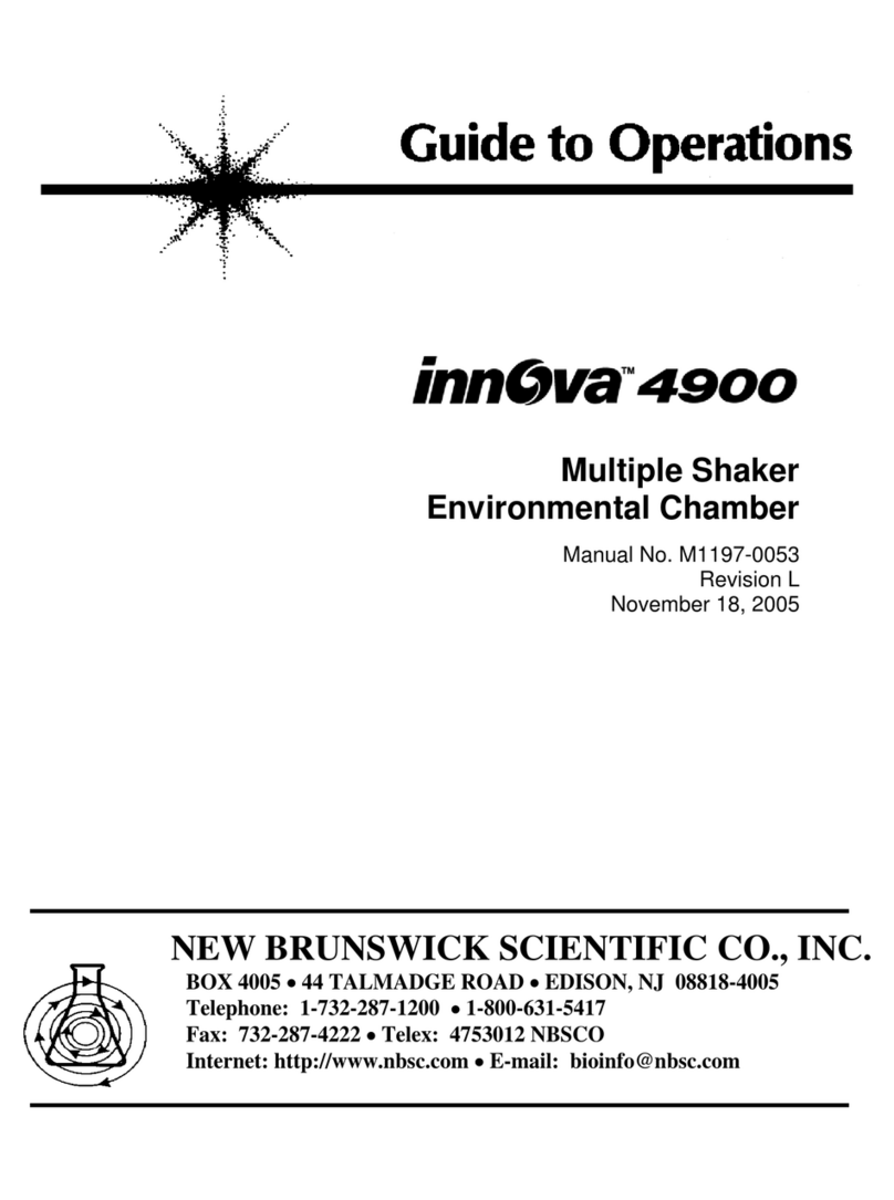 NEW BRUNSWICK SCIENTIFIC innova 4900 User manual NEW BRUNSWICK SCIENTIFIC innova 4900 User manual