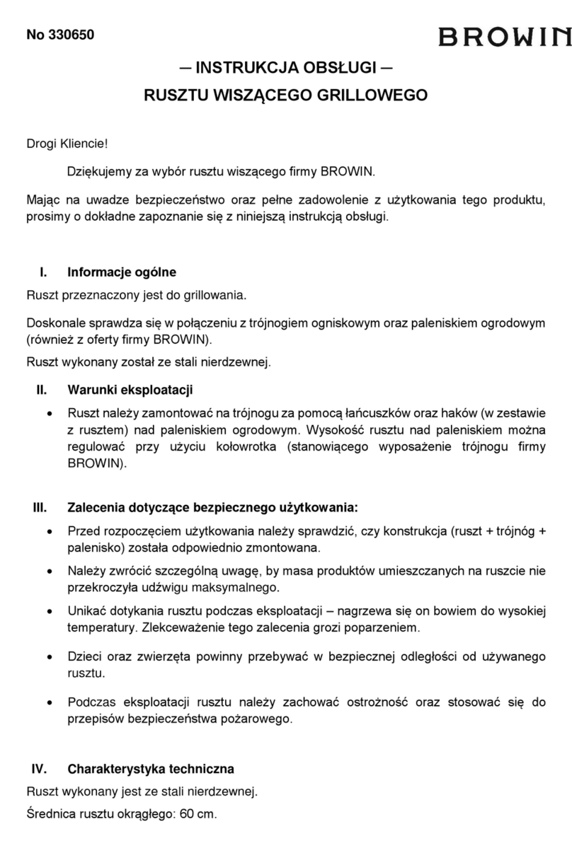 BROWIN 330650 user manual