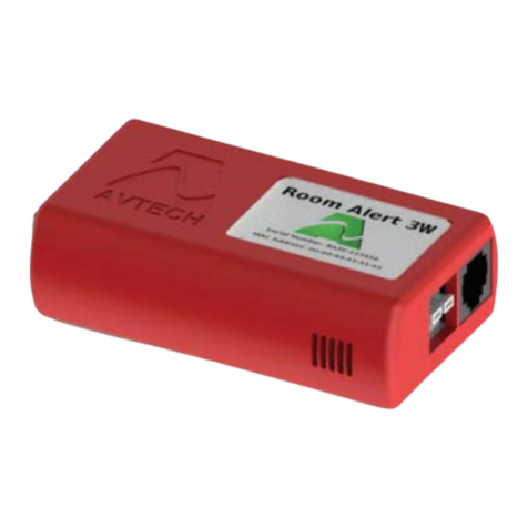 Avtech Room Alert 3 Wi-Fi User manual