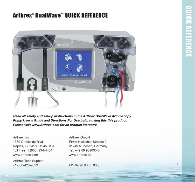 Arthrex DualWave User manual