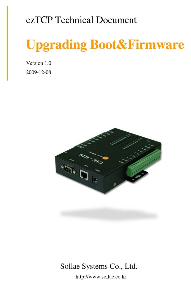 Sollae Systems CIE-H10 Technical manual
