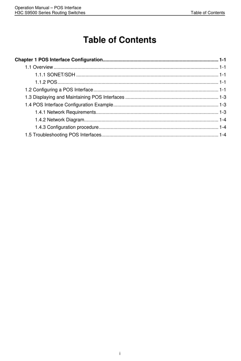 H3C S9500 Series Operation manual