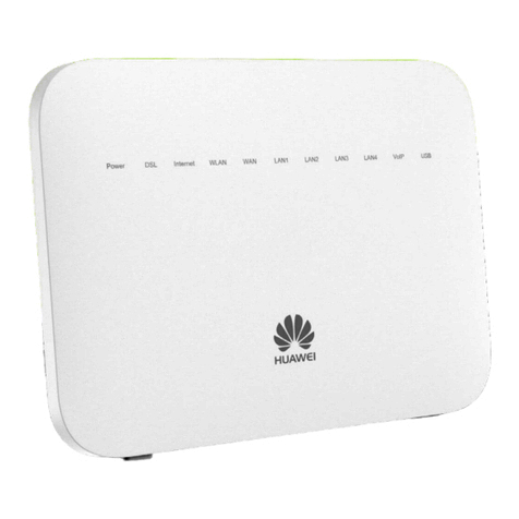 Huawei DG8245V quick start guide