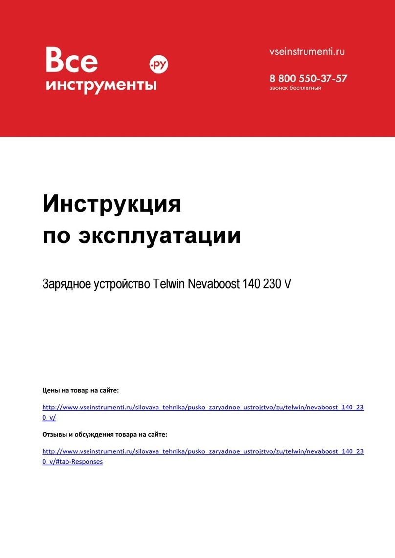 Telwin Nevaboost 140 instruction manual