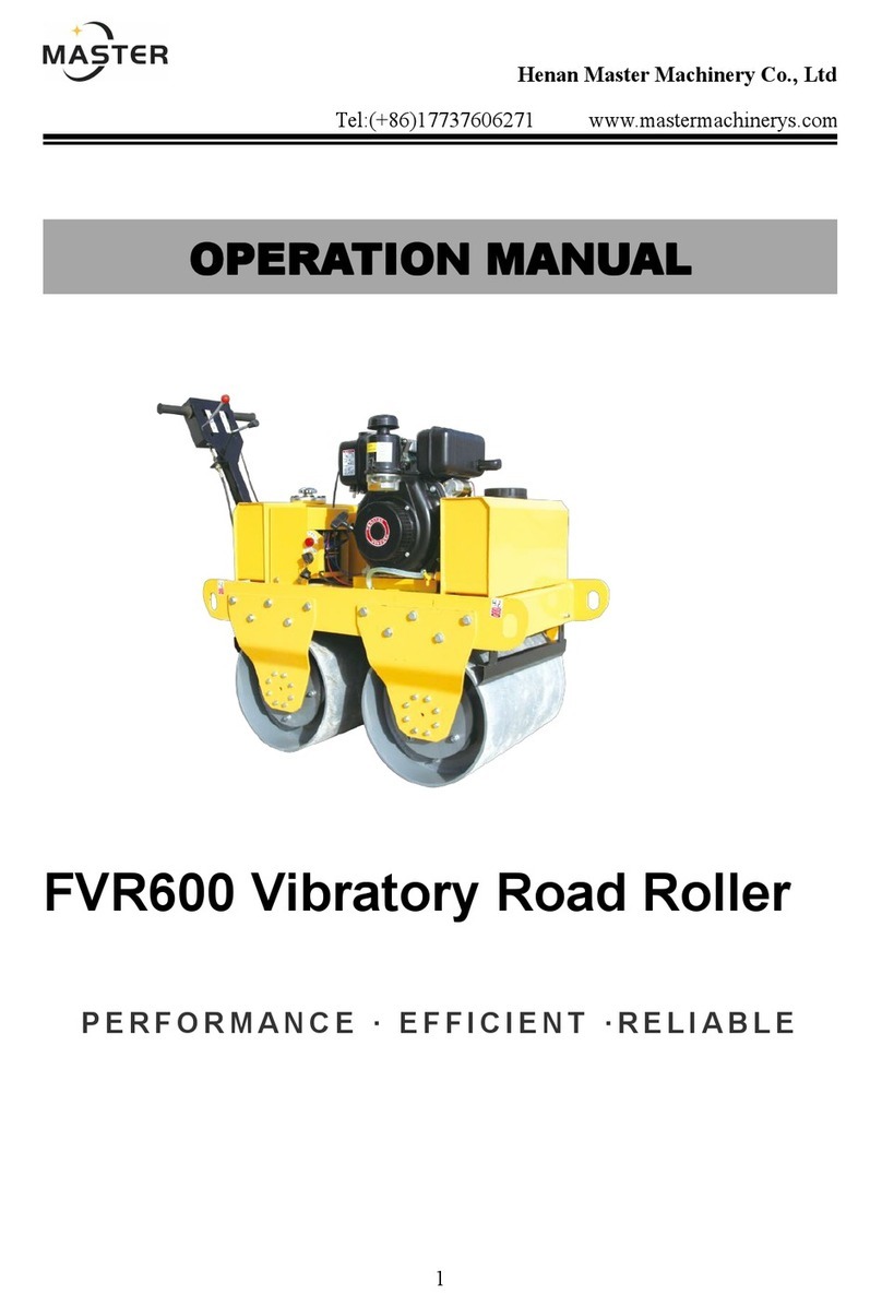 Master FVR600 Operation manual