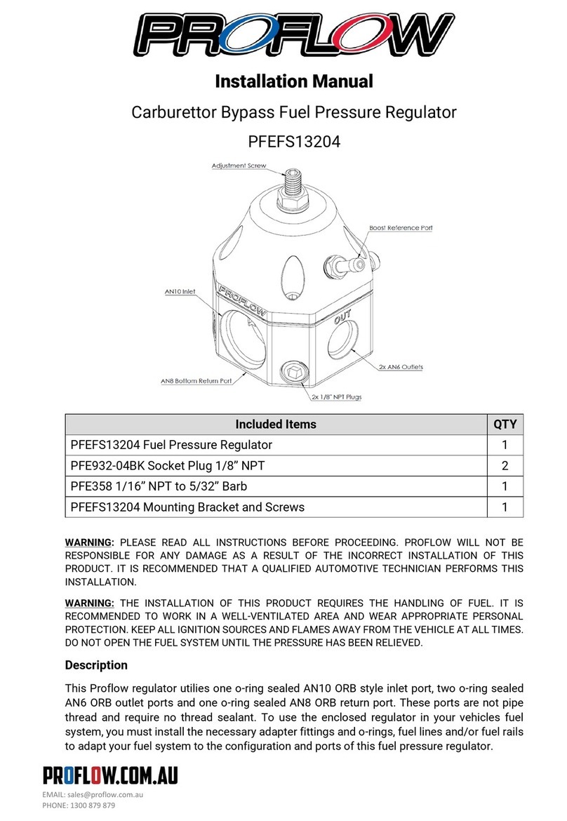 ProFlow PFEFS13204 installation manual