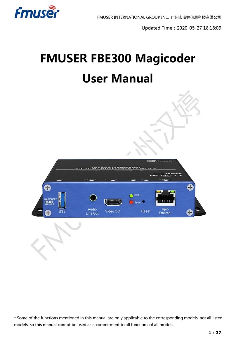 FMUser FBE300 Magicoder user manual