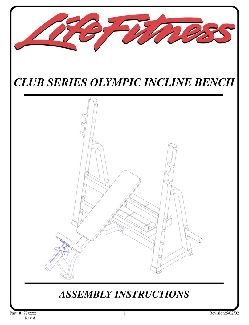Life Fitness Club Series User manual Life Fitness Club Series User manual