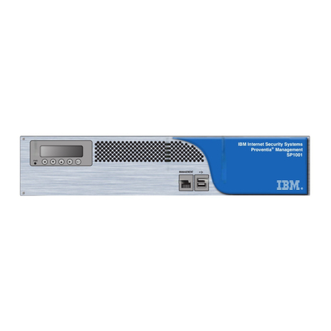 IBM Proventia Management SiteProtector SP1001 User manual