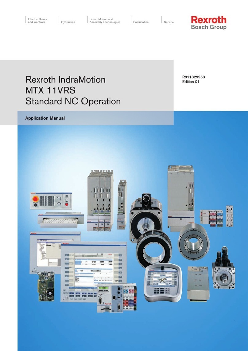 Bosch Rexroth IndraMotion MTX 11 VRS Instructions for use