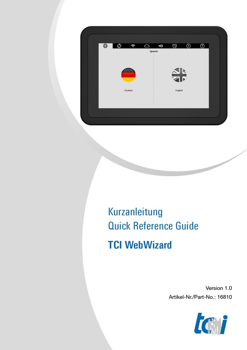 TCi WebWizard Quick reference guide