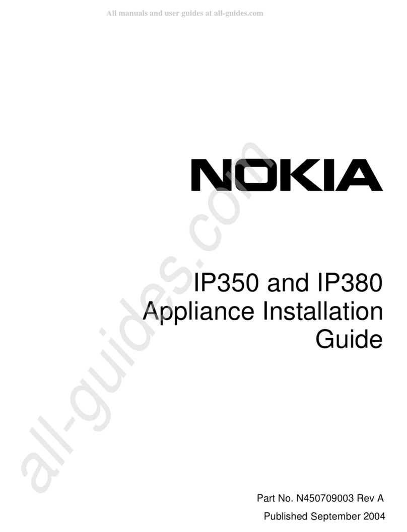 Nokia IPSO IP350 Appliance installation guide