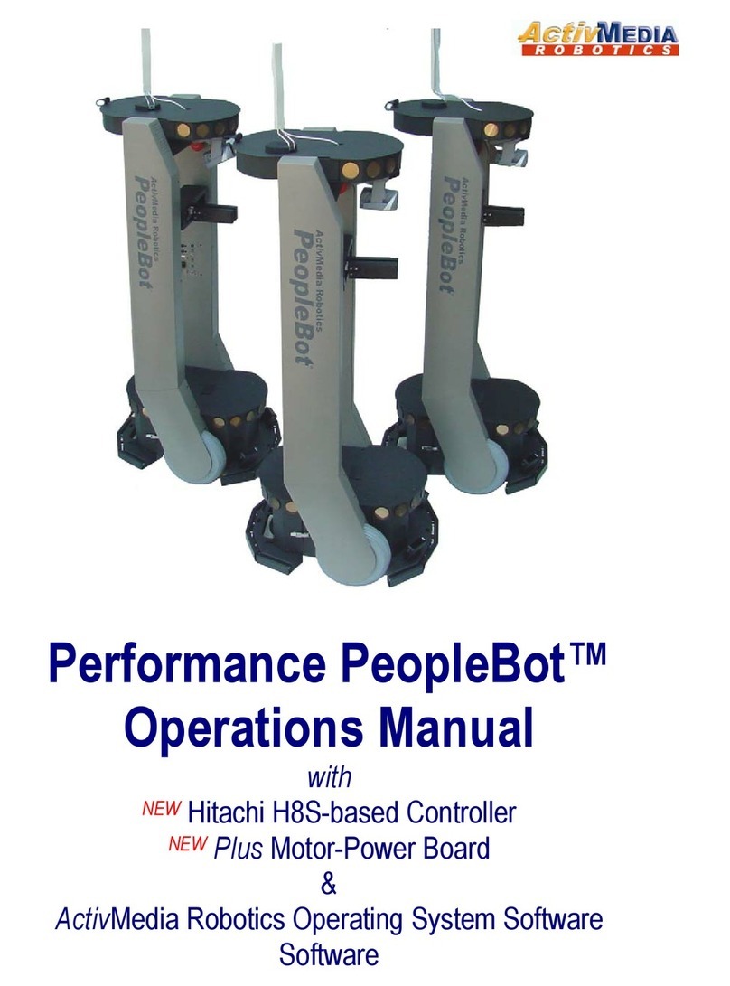 ActivMedia Robotics PeopleBot User manual ActivMedia Robotics PeopleBot User manual