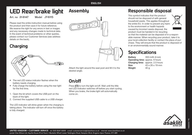 Asaklitt JY-6115 manual