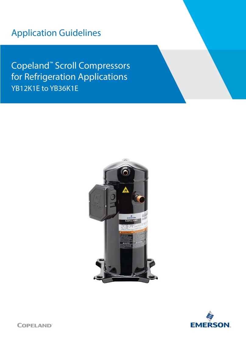 Copeland YB12K1E User manual