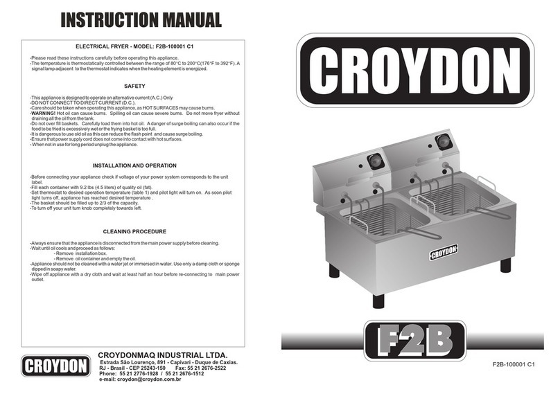 croydon F2B-100001 C1 User manual